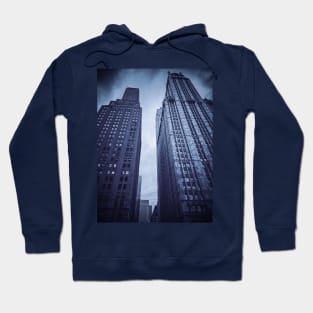 Manhattan Skyscrapers Dark Sky NYC Hoodie